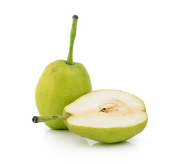 pear on white background