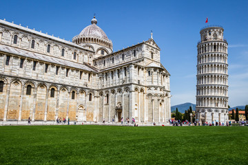 Obraz premium Krzywa wieża w Pizie, Włochy
