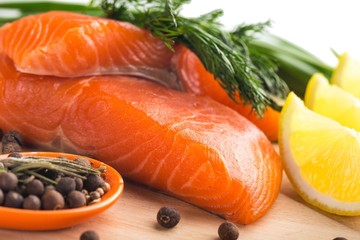 Seafood, steak, fish.