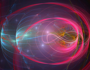 Abstract fractal background