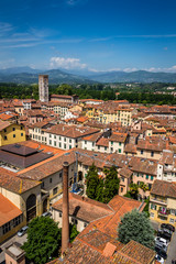 Fototapeta na wymiar Scenic view of Lucca, Italy