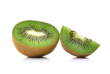Kiwi fruit  isolated on white background