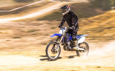 Obraz na płótnie Canvas Motocross, Motorized Sport, Sports Race.
