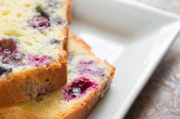 ブルーベリーパウンドケーキ