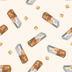 cookies , cartoon seamless pattern background