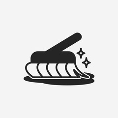 cleaning brush icon