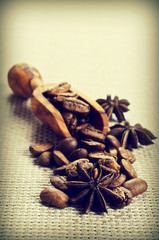 Coffee and star anise