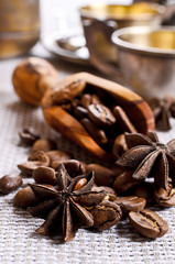 Coffee and star anise