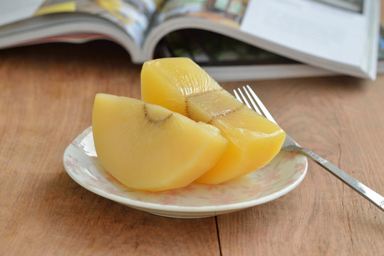Breadfruit in Syrup Sakay Chuem Sakay Chuem Thai Dessert in plat