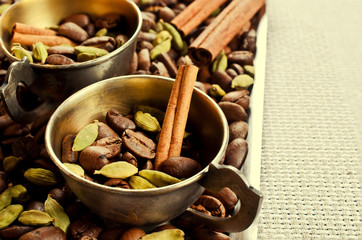 Coffee and spices
