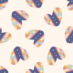 love heart cartoon , cartoon seamless pattern background