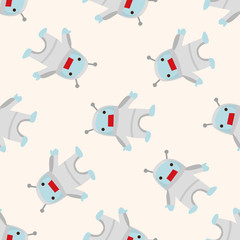 Space alien , cartoon seamless pattern background