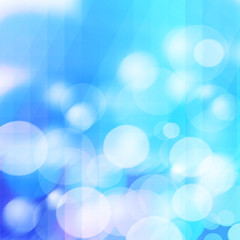 Lights On Blue Background