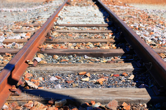Cullinan Diamond Mine Railroad Tracks - South Africa