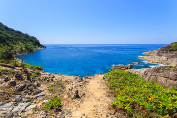 Tropical beach beautiful sea and blue sky at Similan island, Andaman sea, Thailand