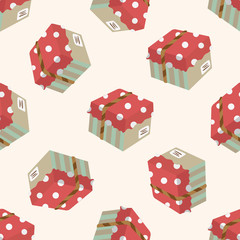gift theme icon 10, cartoon seamless pattern background