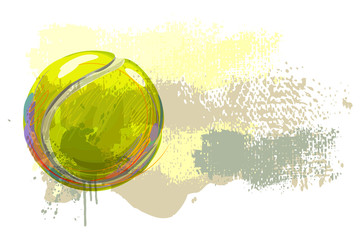 Tennis Ball Banner
All elements are in separate layers and grouped.