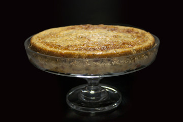 Delicious homemade vegetable pie with cheese