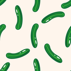 vegetables and fruits , cartoon seamless pattern background