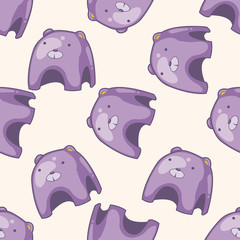 Amusement park facilities , cartoon seamless pattern background