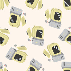 computer , cartoon seamless pattern background