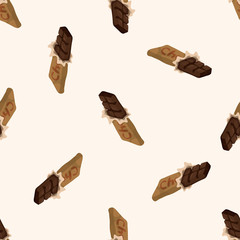 chocolate , cartoon seamless pattern background