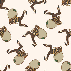 thief , cartoon seamless pattern background