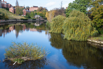 Fototapeta na wymiar River Severn in Shrewsbury.