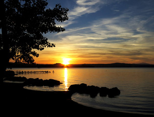 Tramonto, Lago di Bolsena