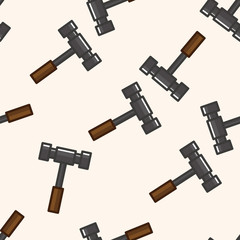 hammer , cartoon seamless pattern background