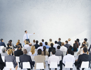 Business People Seminar Conference Meeting Presentation Concept