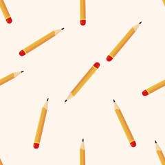 pencil , cartoon seamless pattern background