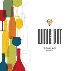 Wine list design - 85718616