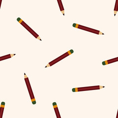 pencil , cartoon seamless pattern background