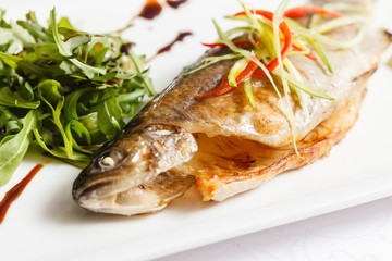 baked trout