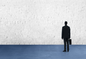 Businessman Professional Occupation Looking Standing Concept