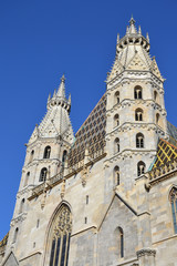 Fototapeta na wymiar St. Stephan Cathedral in Vienna, Austria