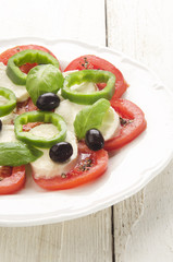 summer salad on a plate