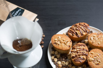 Cookies and a cup of coffee