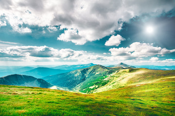 Obraz premium Mountain landscape in autumn