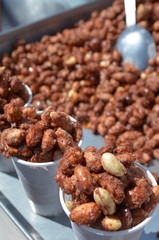Butter Toffee Peanut on display in street shop