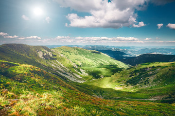 Obraz premium Mountain landscape in summer