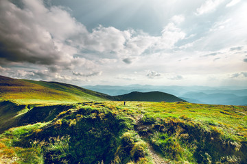 Fototapeta premium Mountain landscape in summer