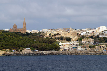 Ville de Mgarr sur Gozo