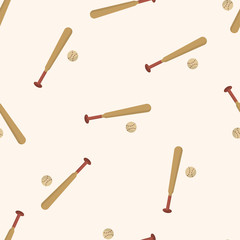 Sports Equipment , cartoon seamless pattern background