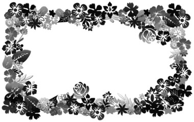 Floral frame