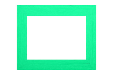 Colored wooden frame