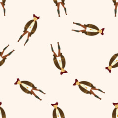boy man cartoon , cartoon seamless pattern background