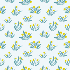 Flower background. Seamless pattern.Vector.
花のパターン