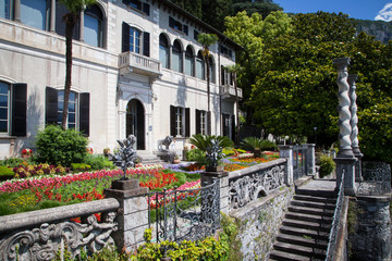 Fototapeta na wymiar Villa Monastero, Lake Como, Italy
